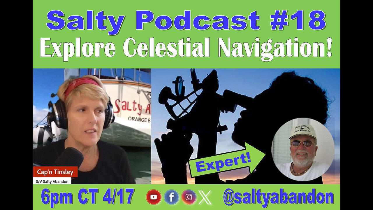 Salty Podcast #18 | Can I learn Celestial Navigation? | Listen to the expert!