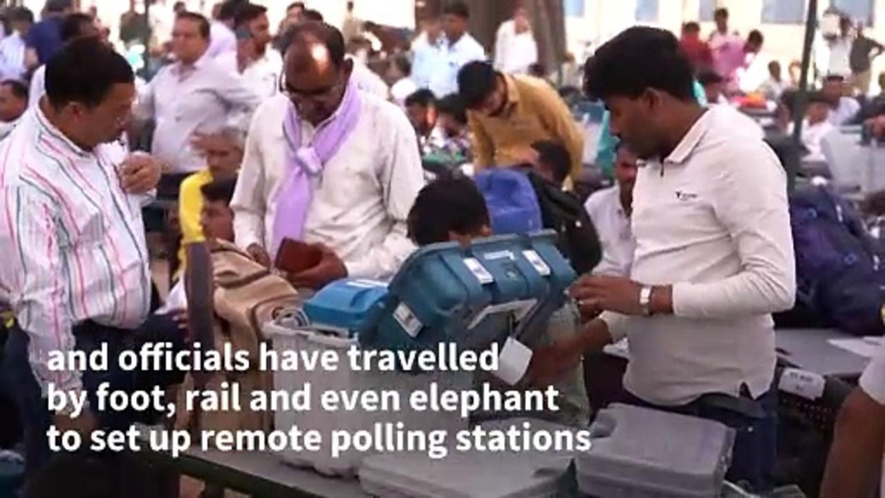 Indian election officials get set ahead of world's largest vote