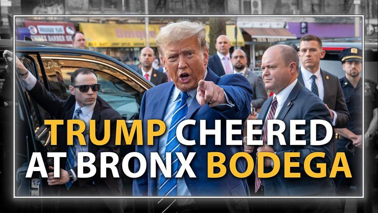 Trump Cheered At Bronx Bodega As Biden Hides In The Basement