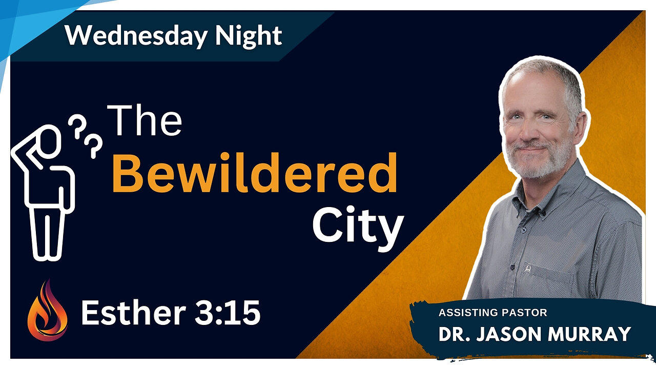The Bewildered City | Assisting Pastor Jason Murray | 04/17/24 LIVE