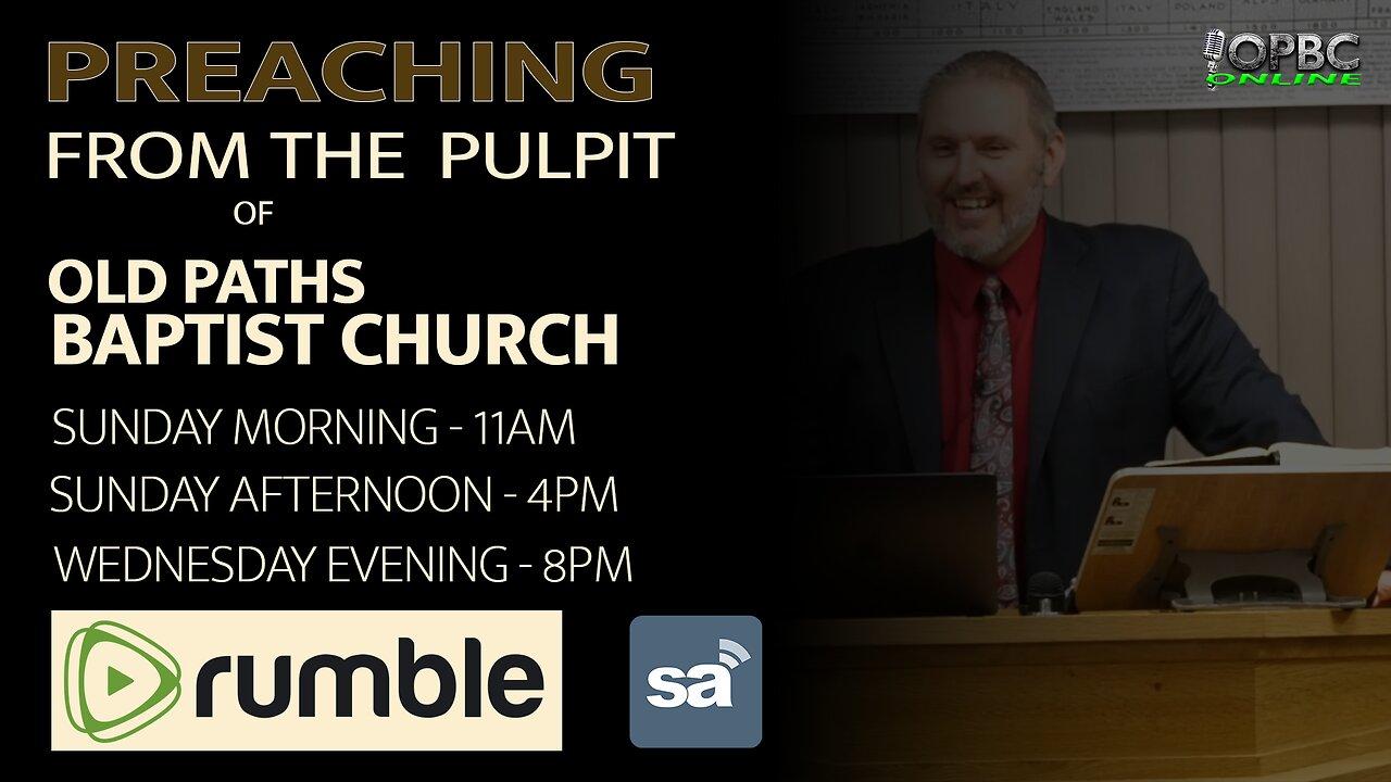 Wednesday Evening Preaching *LIVE*