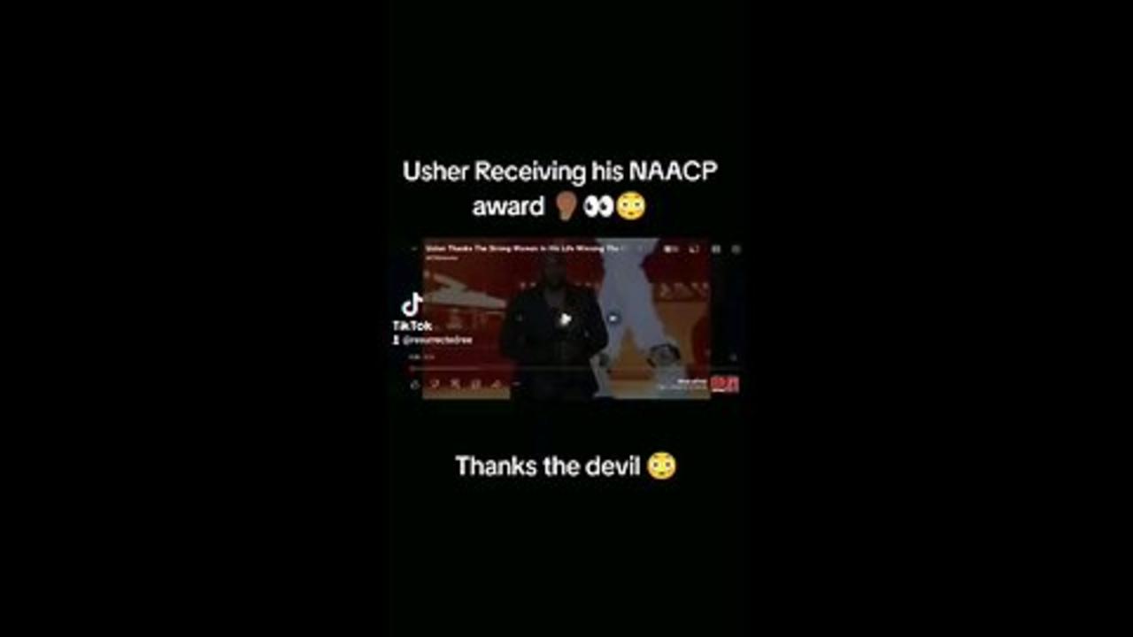 Usher Thanks the Devil for his award