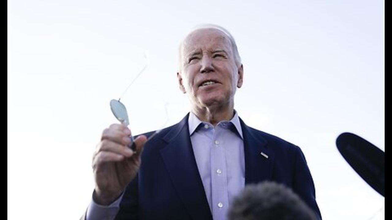 Biden Proves He Can't Answer Without a Script When Asked About Ukraine/Israel Spending Bills