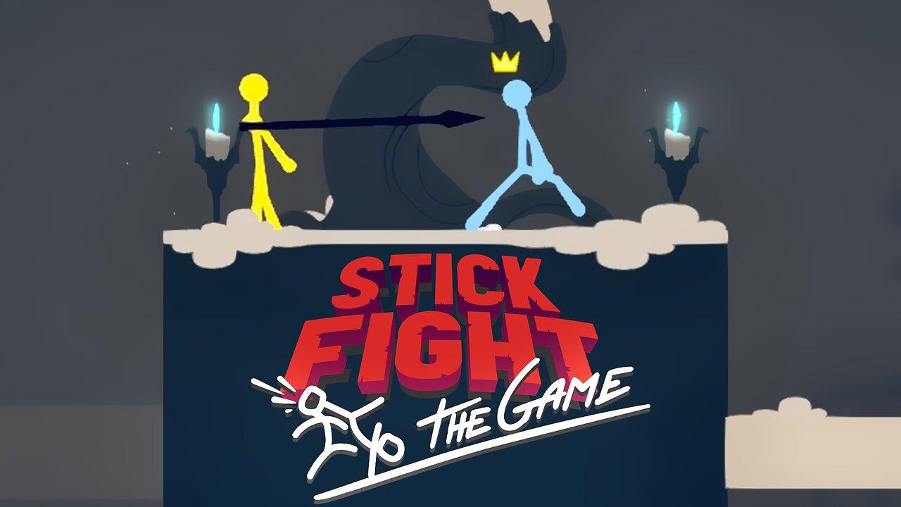 One Dude Playing Stick Fight