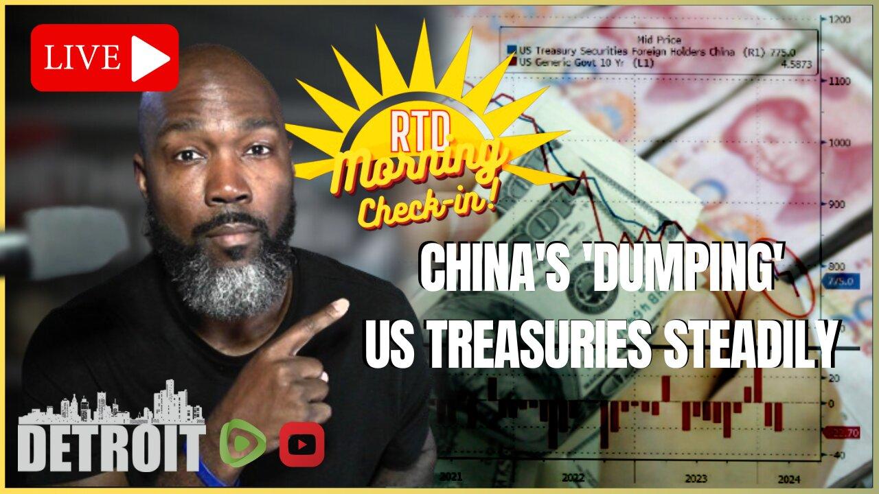 Is China's 'Dumping' Driving US Treasury Yields & Gold Higher? Thursday Morning Check-In