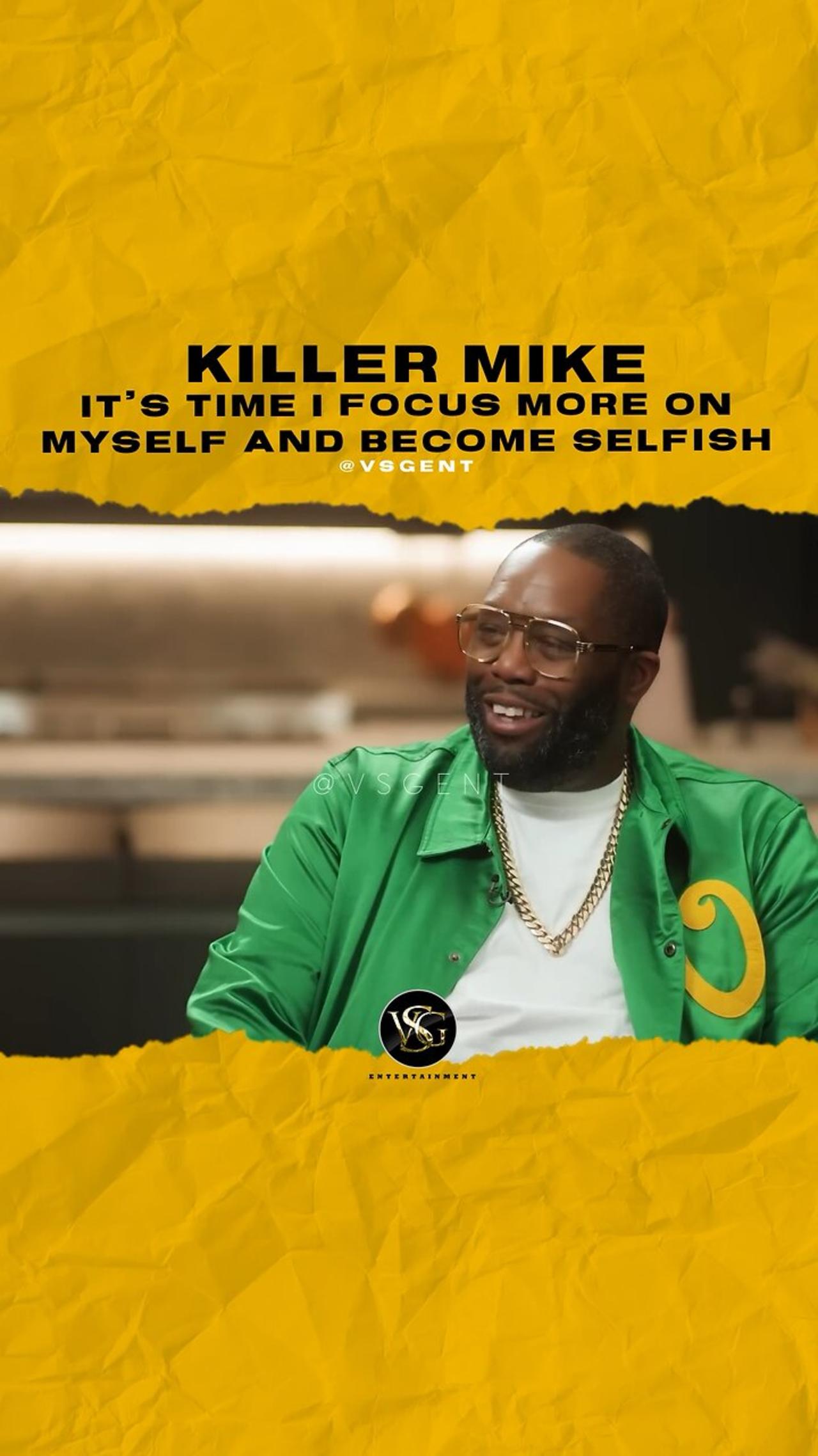 @killermike It’s time I focus more on myself and become selfish. #killermike  🎥 @angiemartinezirl