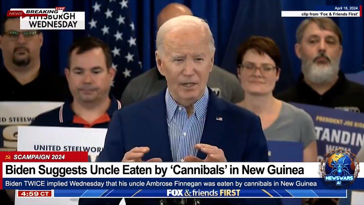 Biden Suggests Uncle Eaten by ‘Cannibals’ in New Guinea