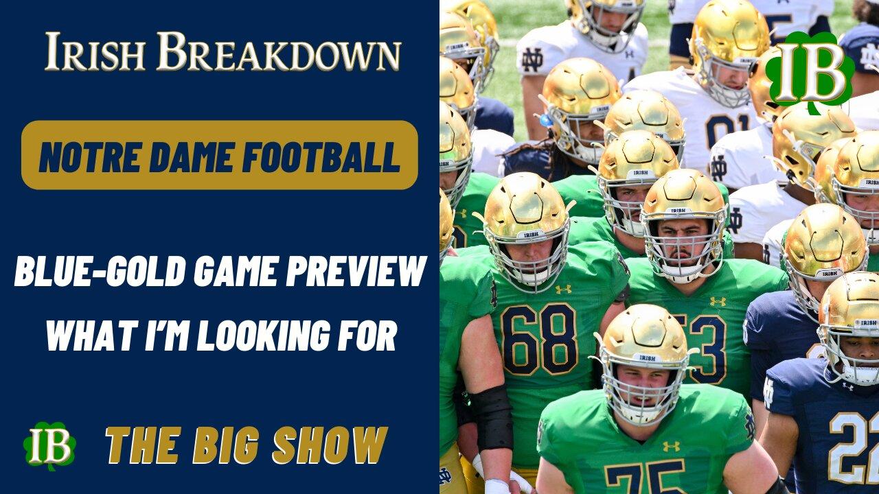 Notre Dame Blue-Gold Game Preview: What I'm Looking For