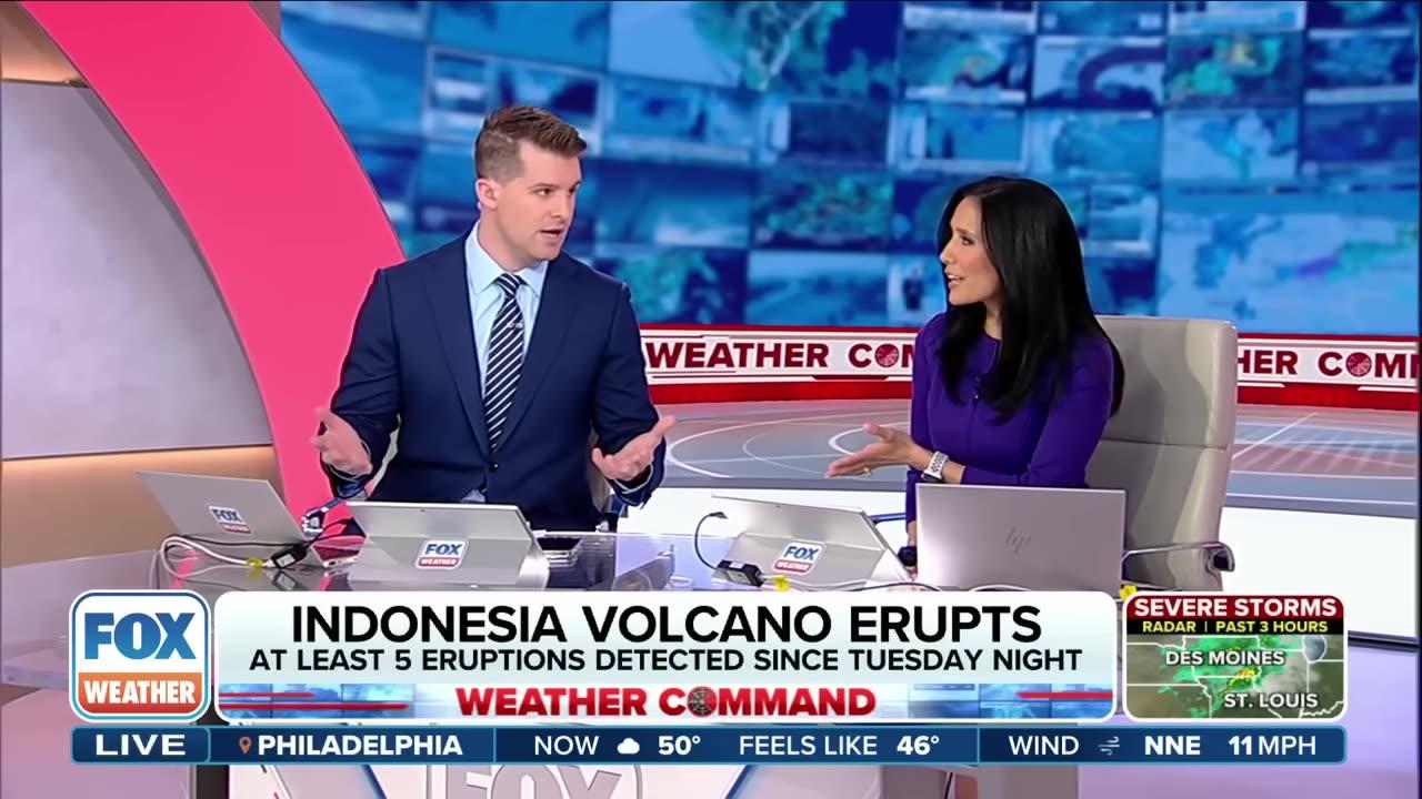 THE RING OF FIRE.. Indonesia's Ruang Volcano Erupts As Hundreds Evacuated Triggering Tsunami Alert