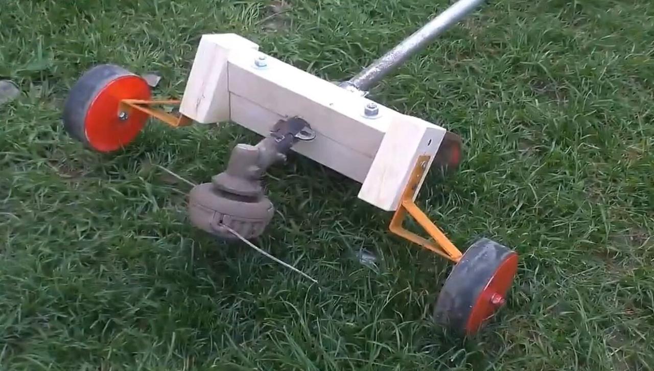 making a lawn mower is easy and simple