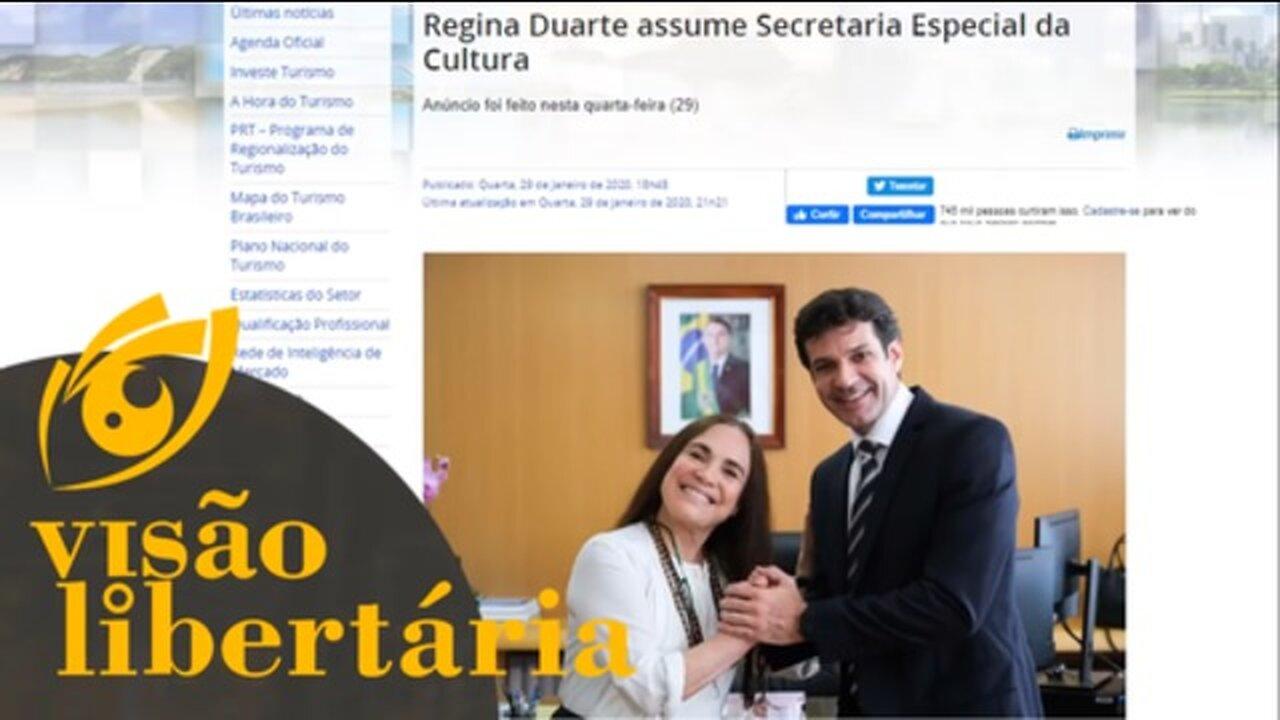 Regina Duarte é a nova Secretária de Cultura . E daí? | Visão Libertária - 19/02/20 | ANCAPSU
