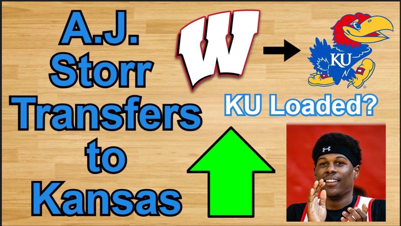 AJ Storr Transfers to Kansas!!! #cbb