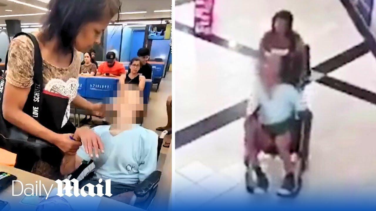 Brazilian woman wheels dead uncle into a bank and tries to get him to 'sign off' a loan in her name