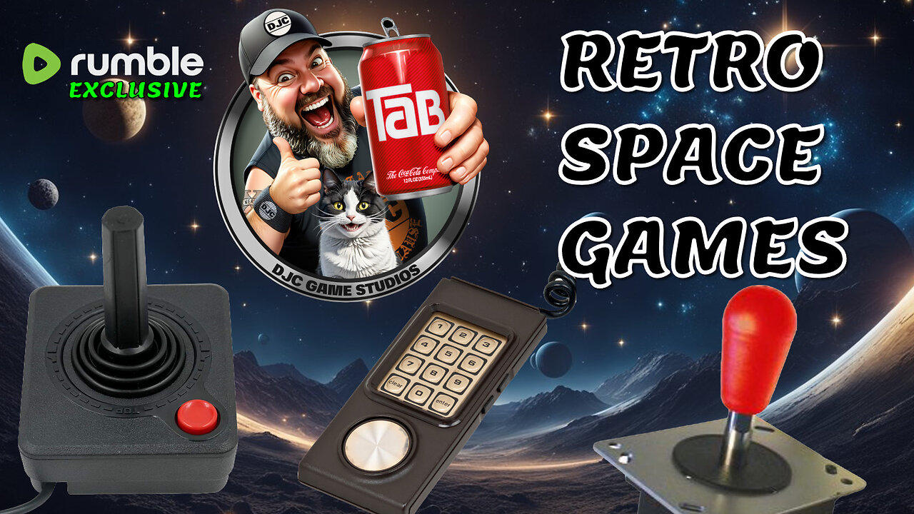 Retro SPACE GAMES - LIVE with DJC - Rumble Exclusive!