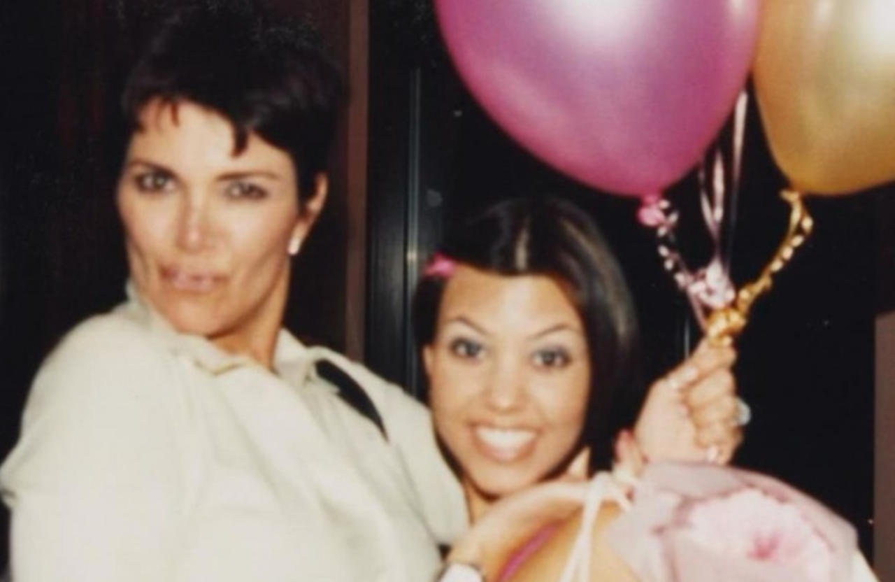 Kris Jenner has paid tribute to her 'babydoll' daughter Kourtney Kardashian on her 45th birthday