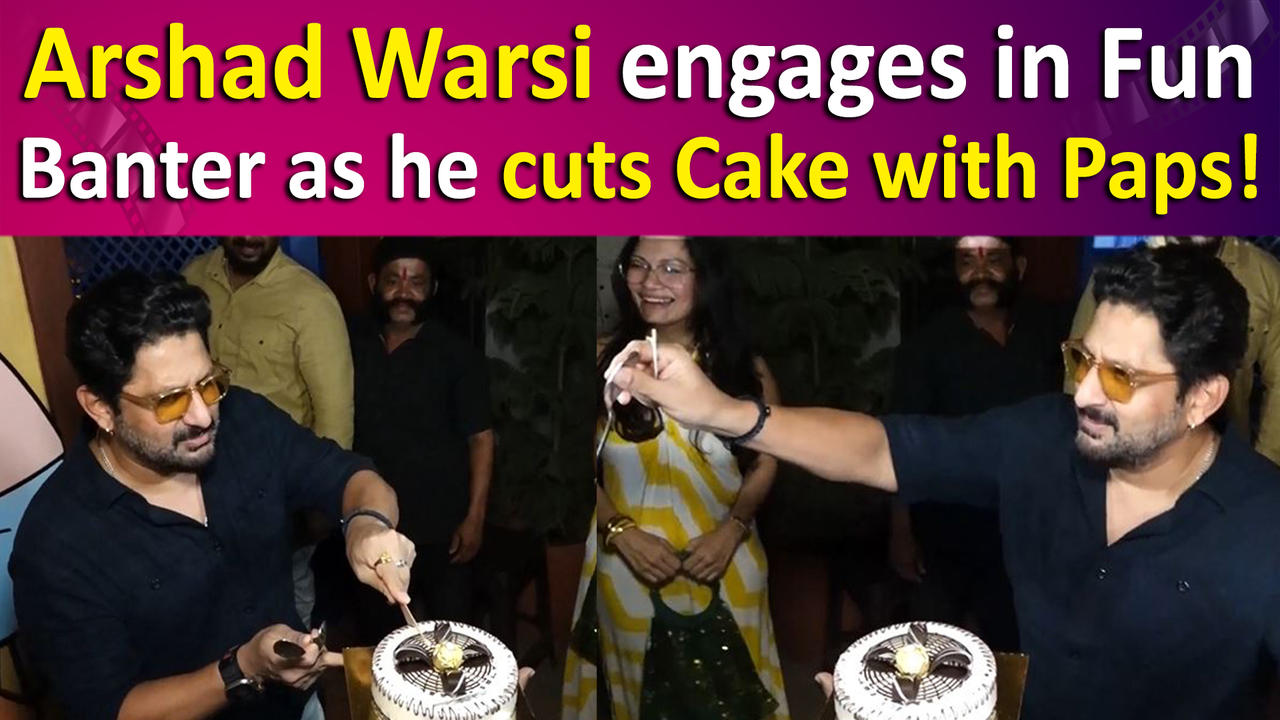 Arshad Warsi Celebrates his Birthday with Paps and engages in Fun Banter