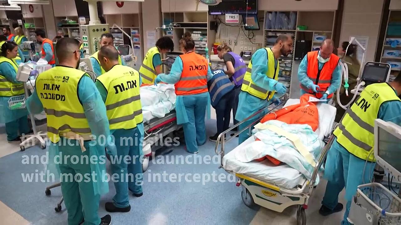 Israeli hospital holds mass-casualty underground drill