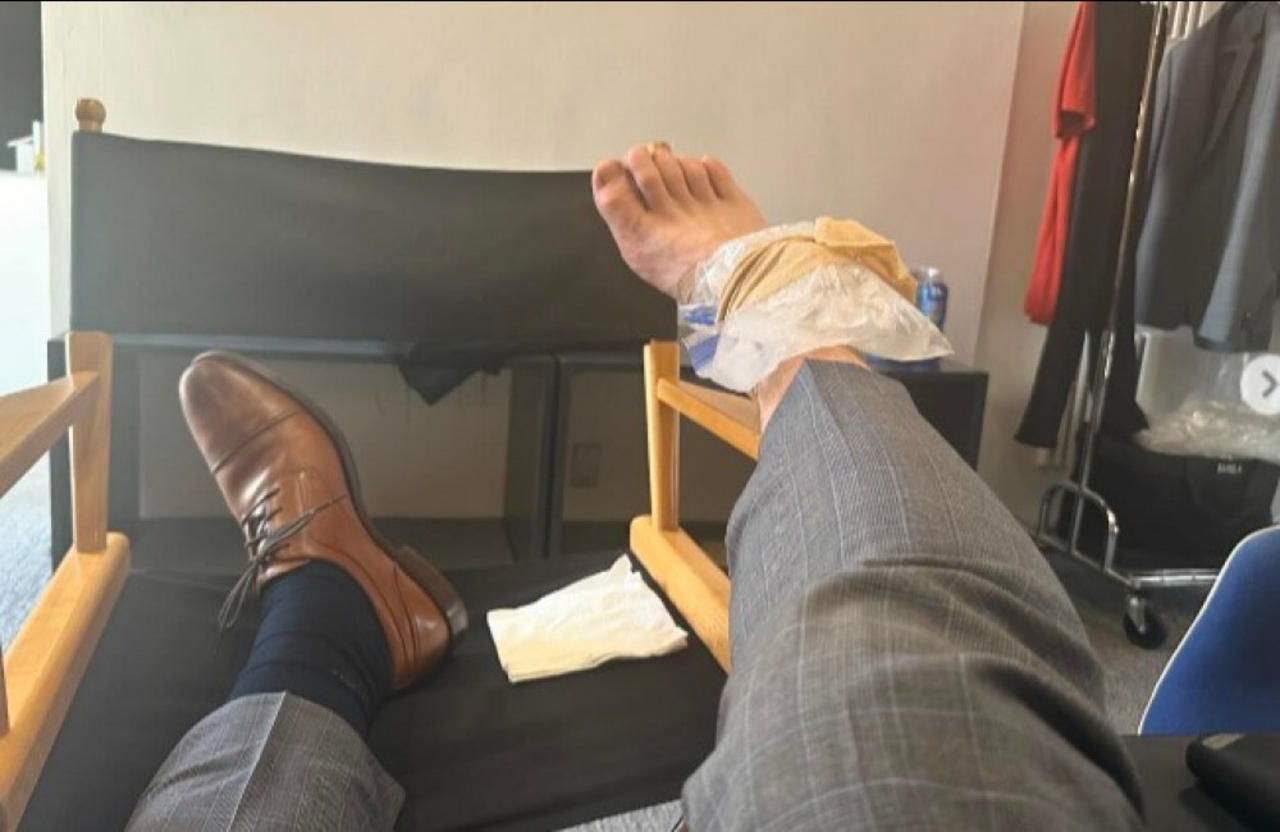 Chris Pratt sustains ankle injury whilst shooting new movie