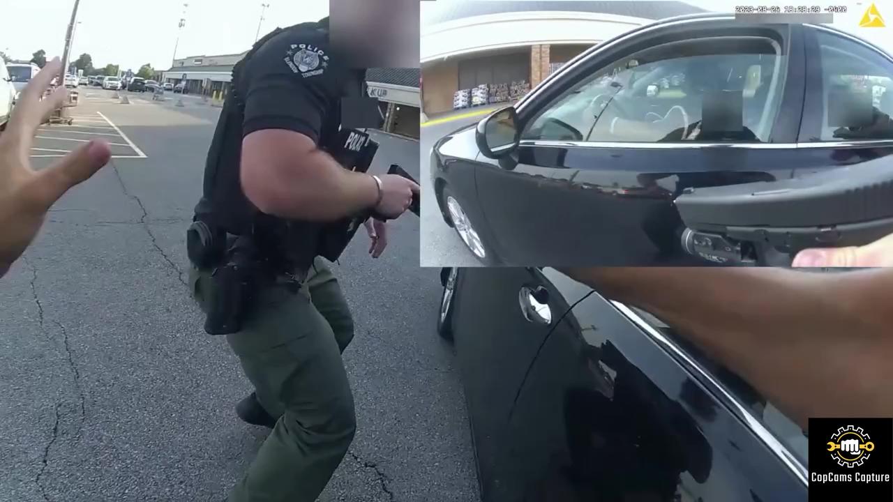Bodycam Footage of Police Catching a Thief. SHOTS FIRED