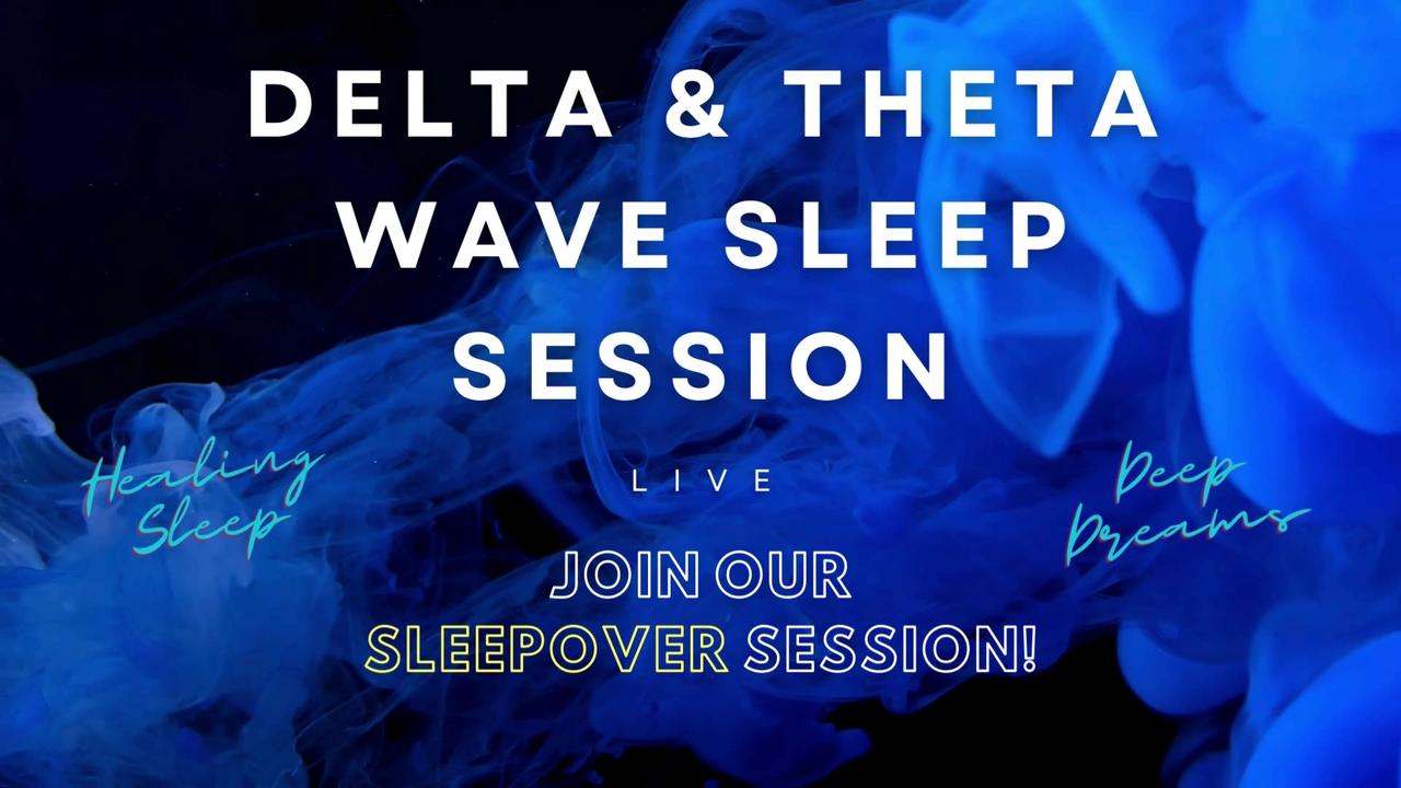Healing Dreamscape Serenity LIVE: Delta & Theta Wave Sleepover Session 🌙🎶