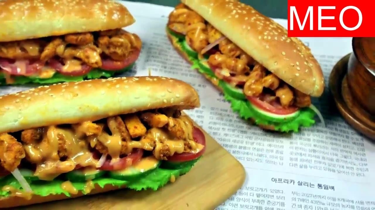 New Chicken SUBWAY Sandwich Recipe Recipe 2024  by meo g