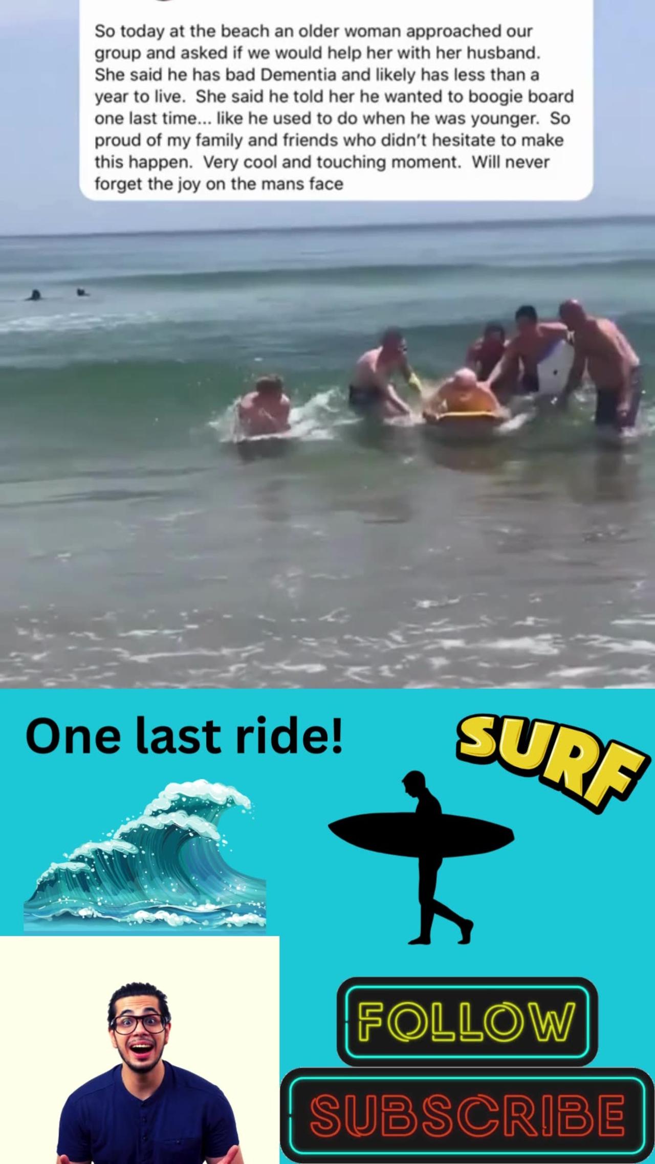 One last ride. Touching!