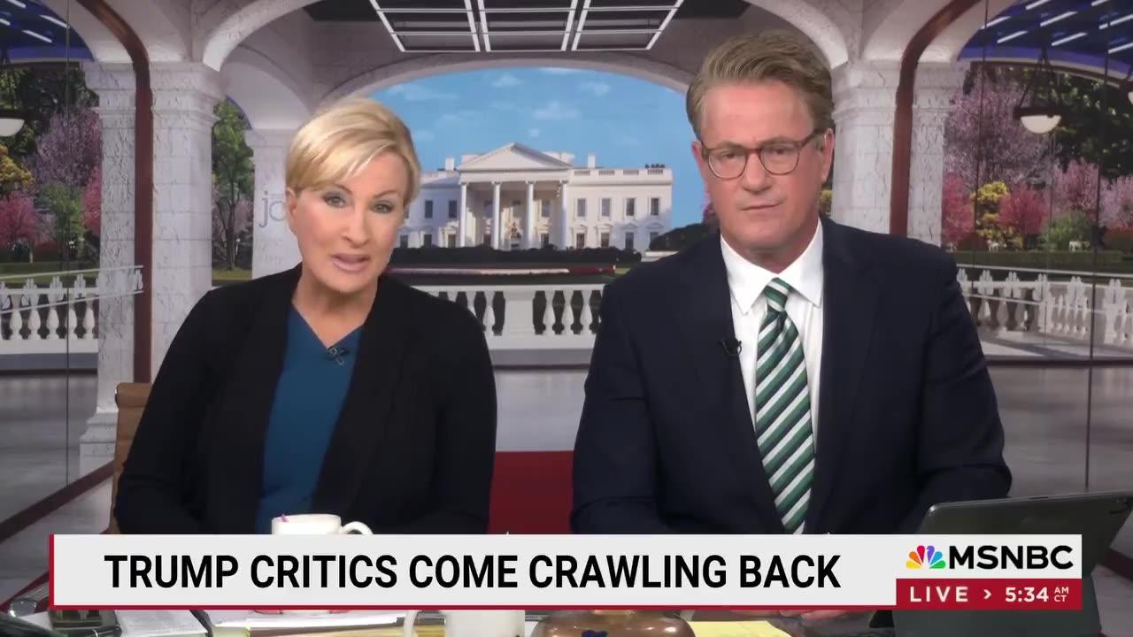 MSNBC Slams Republicans Who 'Come Crawling Back' After Criticizing Trump