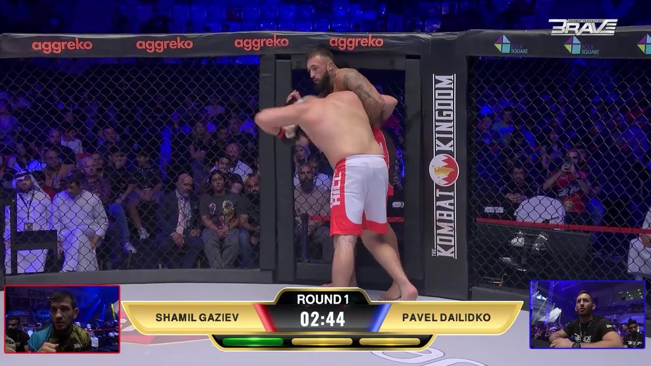 Shamil Gaziev vs Pavel Dailidko | BRAVE CF 81