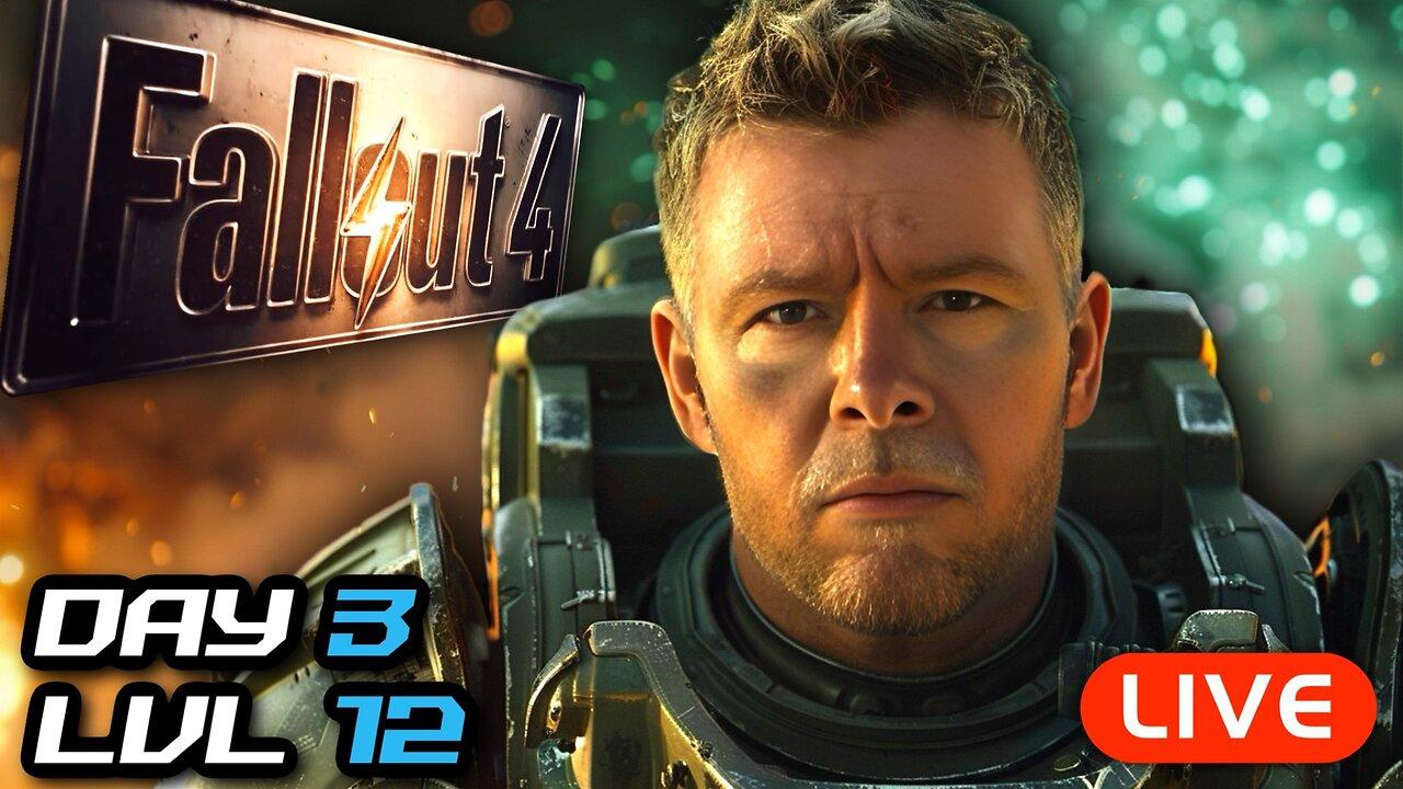 🔴LIVE - Fallout 4 - DAY 3, LVL 12