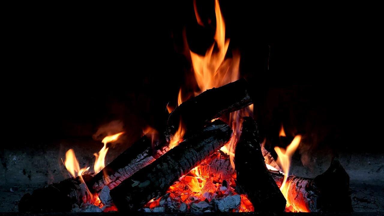 Campfire Crackling, Crickets @ 528Hz: Meditate, Sleep, Relax