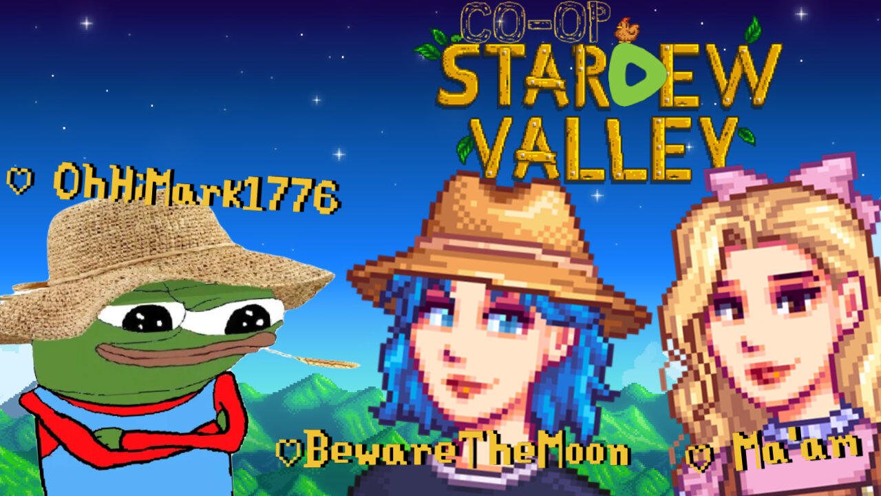 MARK HAS ENTERED DA CHAT  | Stardew Valley Co-Op 💚✨