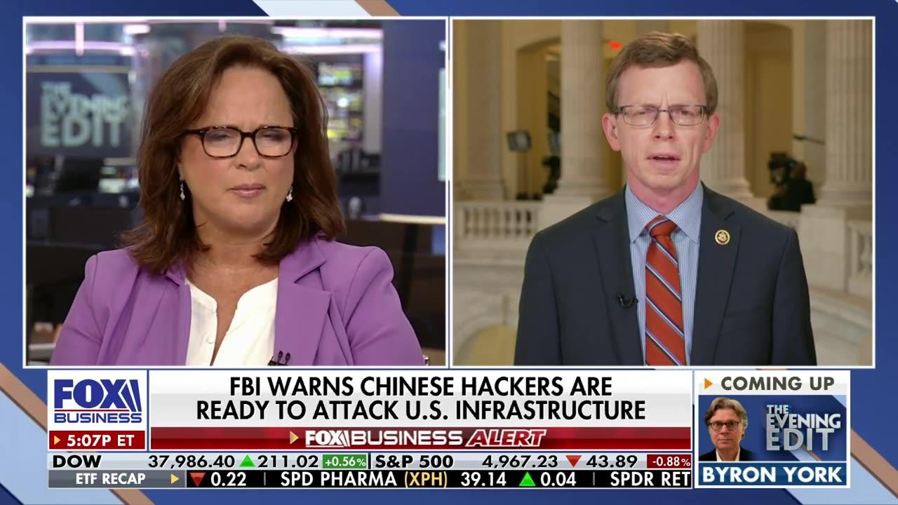 'MAJOR THREAT': Lawmaker doubles down on FBI director's warning over Chinese attack