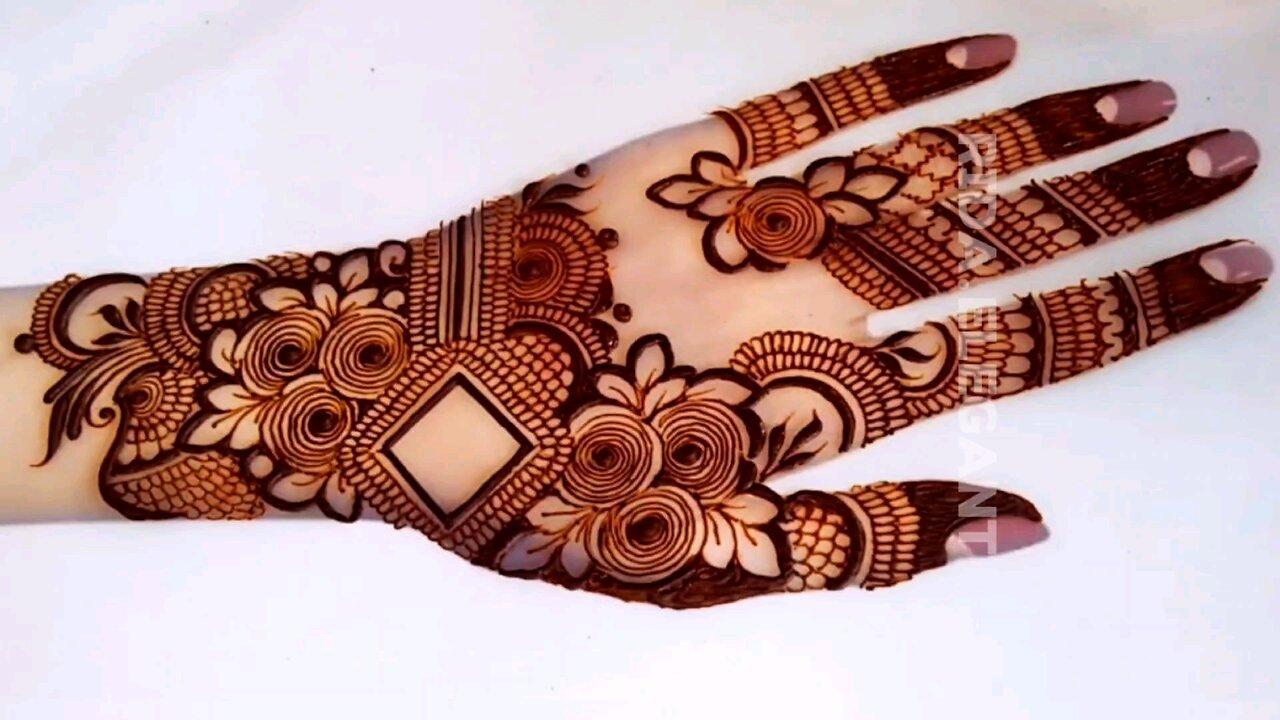 Attractive Mehndi Designs For Eid Special _ Easy Latest Mehndi Designs For Back Hand _ Henna Designs