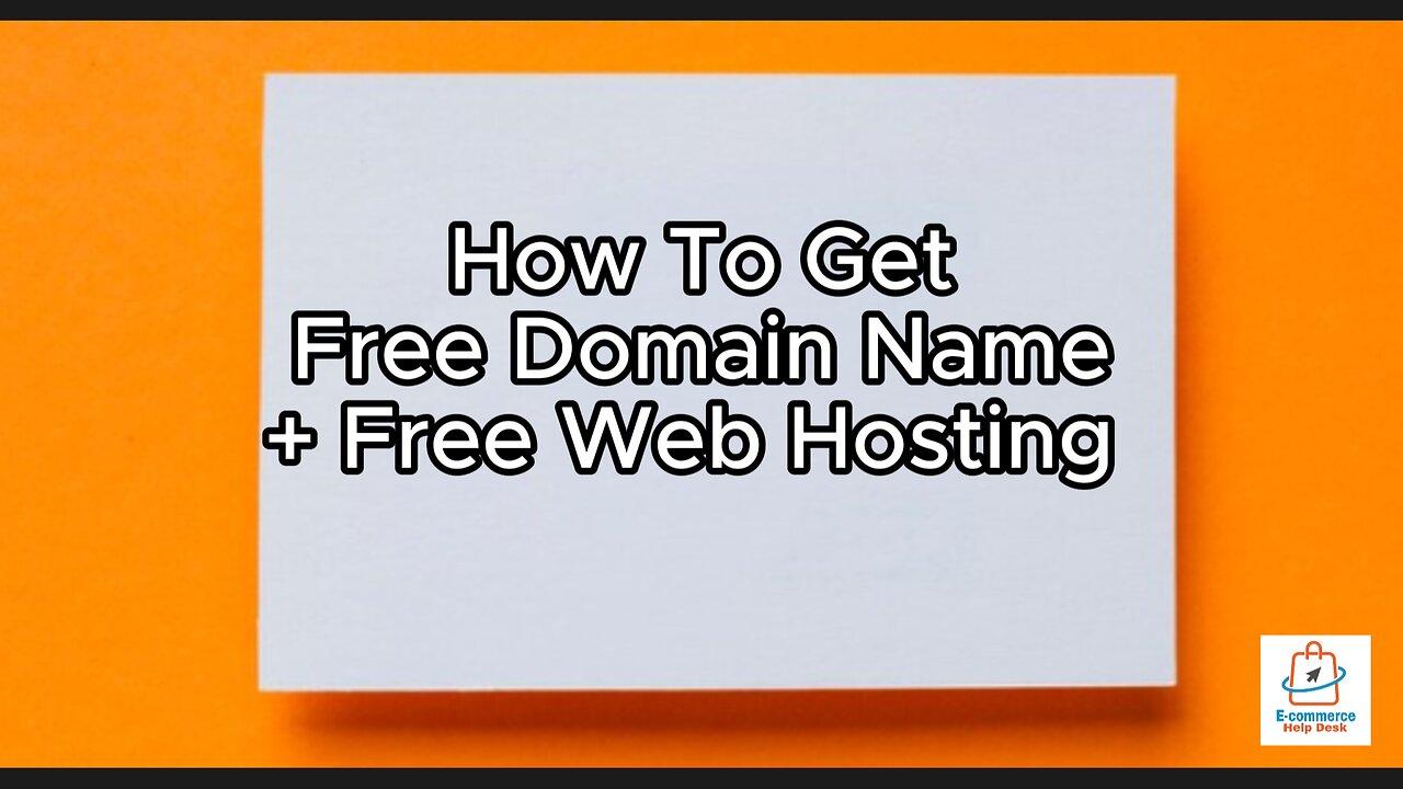 HOW TO GET FREE WEBHOSTING & DOMAIN NAME!!! INFINITYFREE
