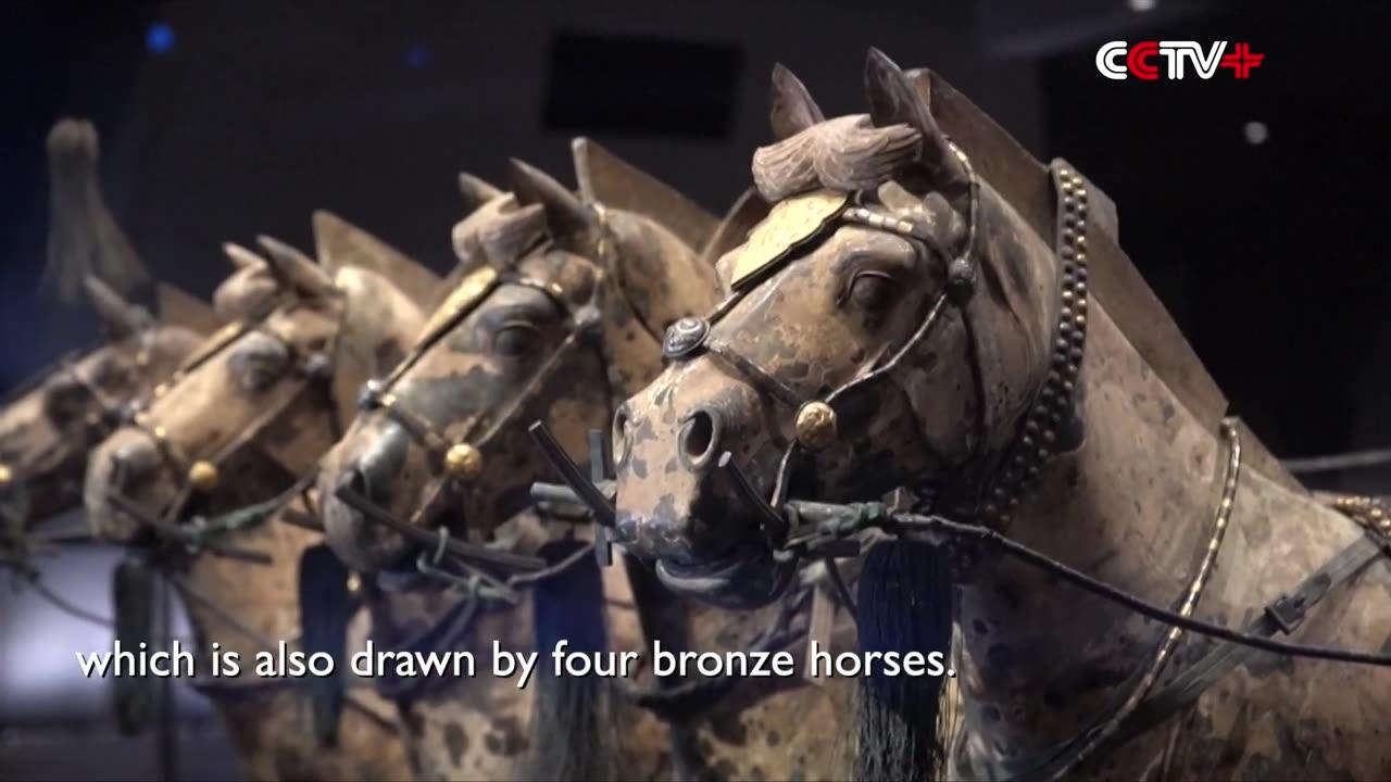 Complete Set of Qin Dynasty Bronze Chariots Meet Public
