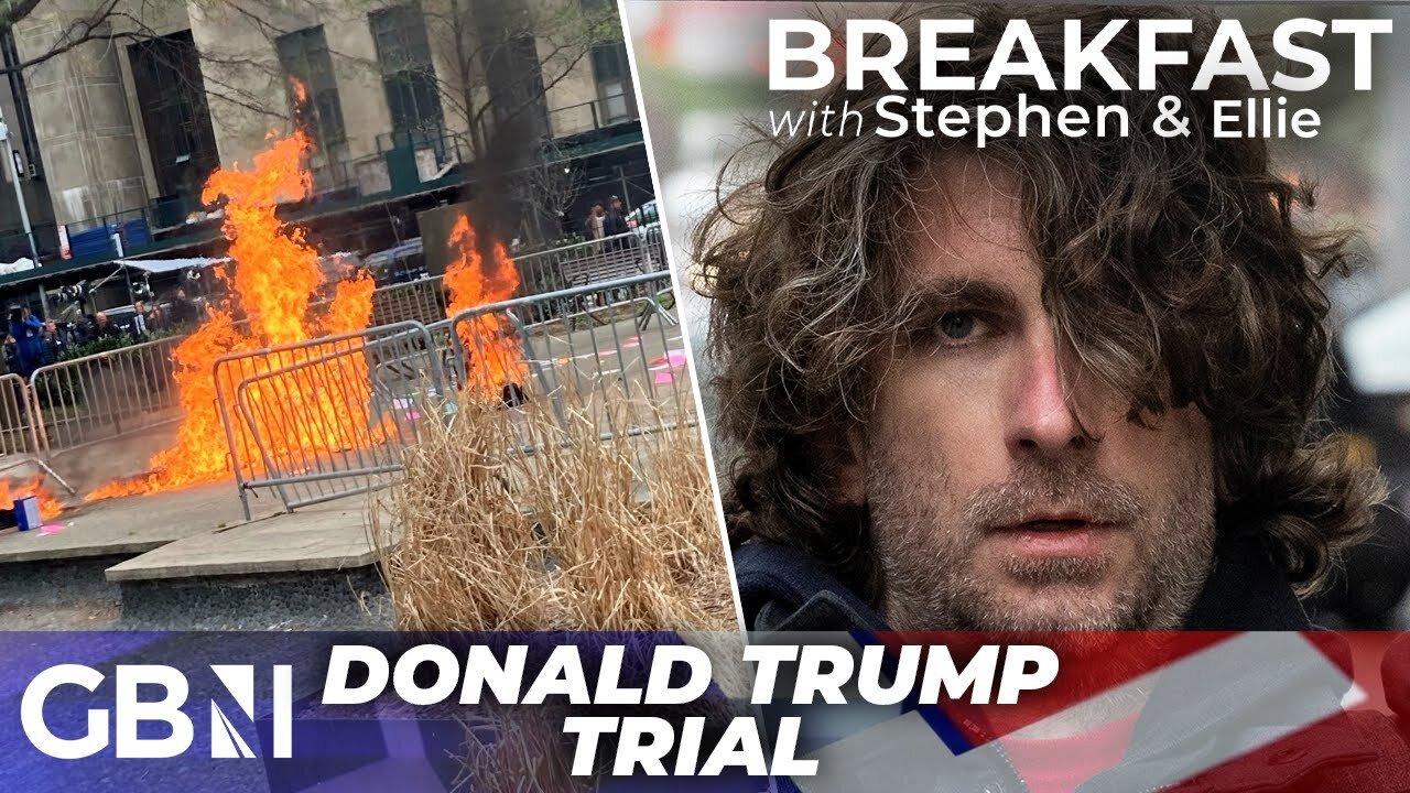 Trump trial: Man who set himself on fire dies in hospital | Latest