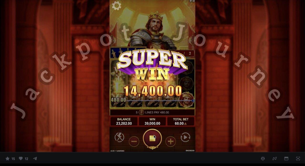 How To Play And Win King Arthur Gold Slot(Yellow Bet) 480X🎰/ Super Win 75K🤑