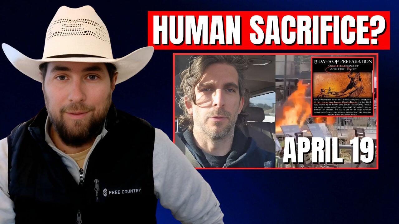 Man Burns Himself in NYC - Human Sacrifice Ritual?