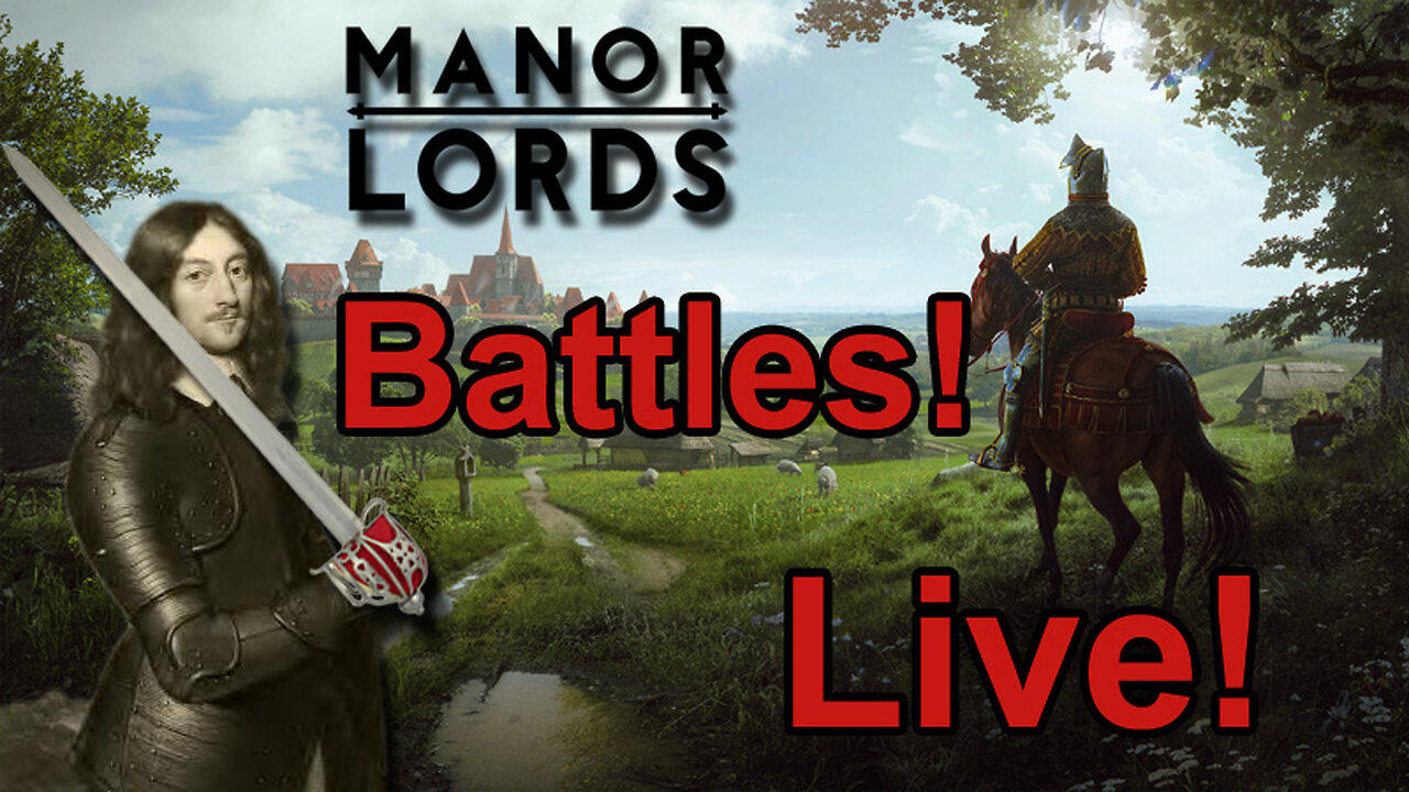 Can We Win some Battles in Manor Lords? Live Game Play!