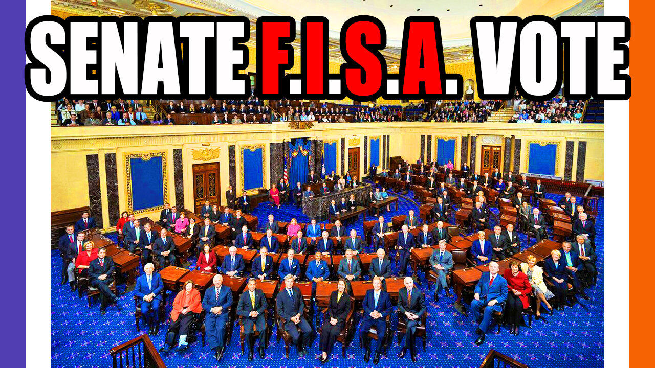 🚨BREAKING: The Senate Votes On FISA Extension 🟠⚪🟣
