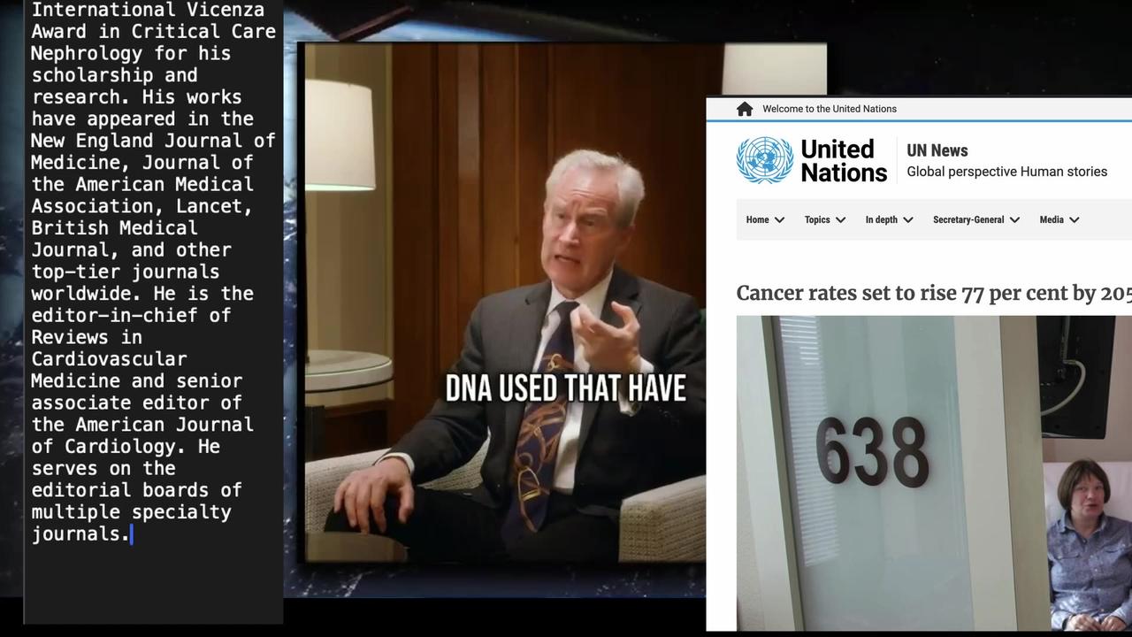 Peter McCullough, MD, MPH origins of Turbo Cancer aka DEMOCIDE