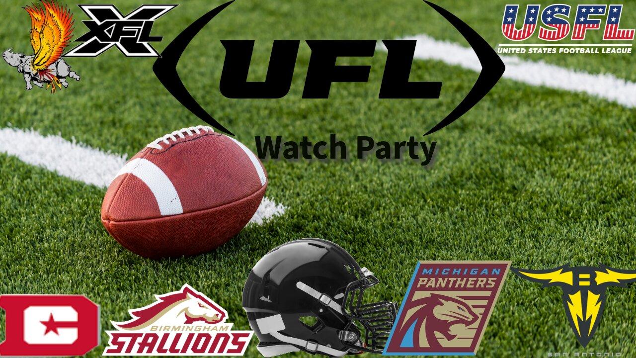Michigan Panthers VS San Antonio Brahmas UFL Watch Party