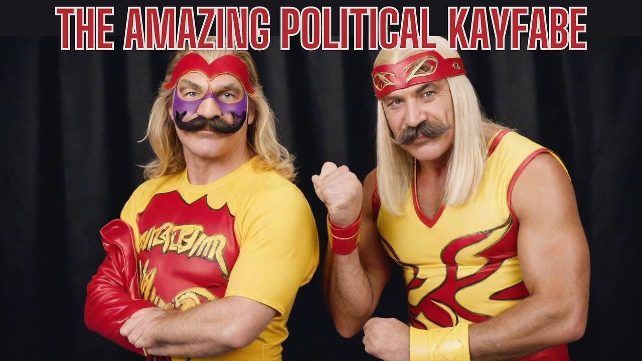 BURNING MAN AND The Amazing Political KAYFABE! LOOK OVER HERE!