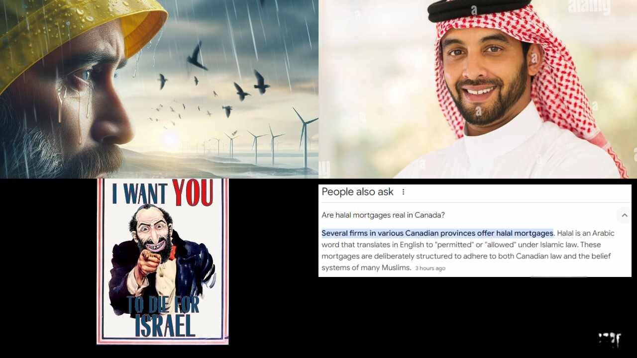 Halal Mortgages / Wind turbines / War / Replacement