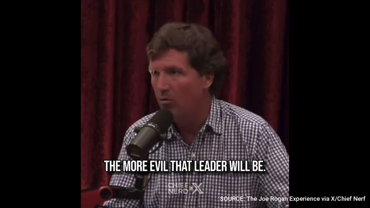 “A Host For Evil”: Tucker Carlson Sounds Off On Mike Johnson