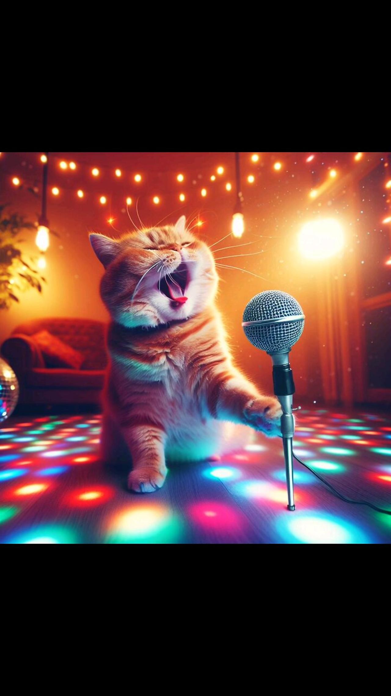 My cat is singing One News Page VIDEO