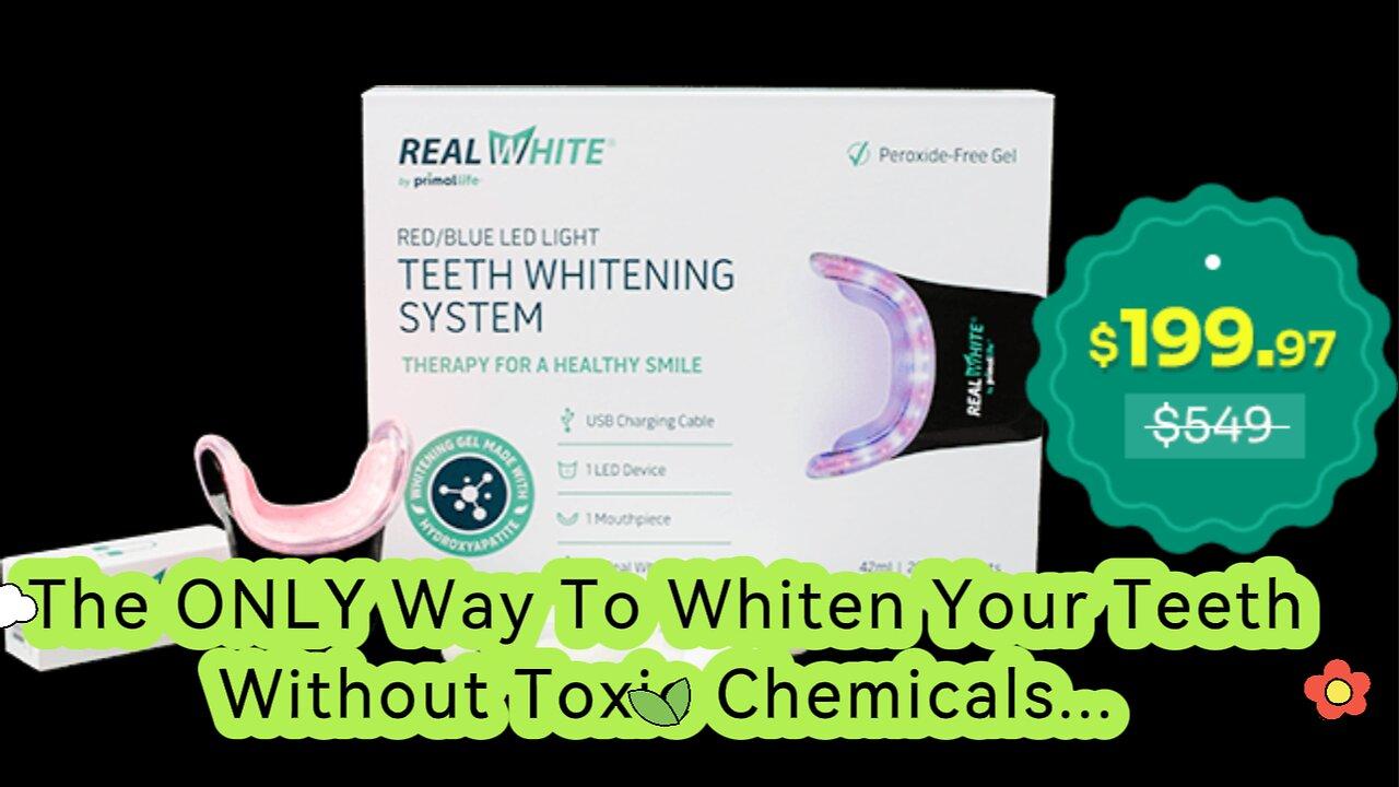 The ONLY Way To Whiten Your Teeth Without Toxic Chemicals...