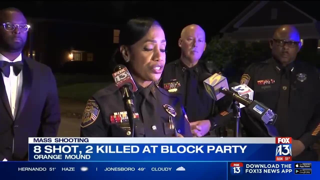 2 dead, 6 others injured after shooting at 'unpermitted' Memphis block party, police say