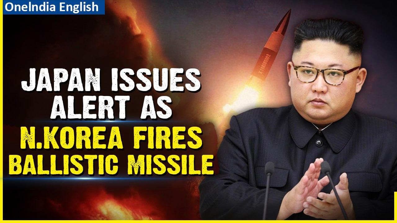 North  Korea  fires ballistic missile towards sea off east coast, Japan issues alert | Oneindia