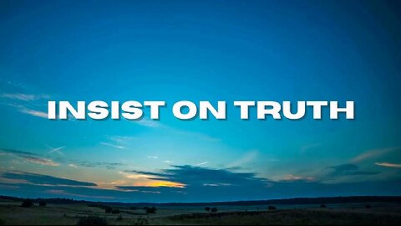 Sunday 8:00pm EDT - Insist on Truth - Our food supply is being impacted - What you can do